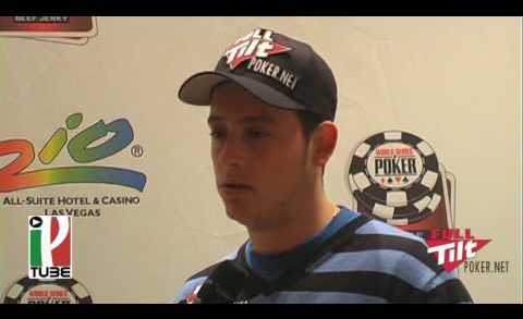 Filippo Candio – Main Event WSOP 2010 – Day 6
